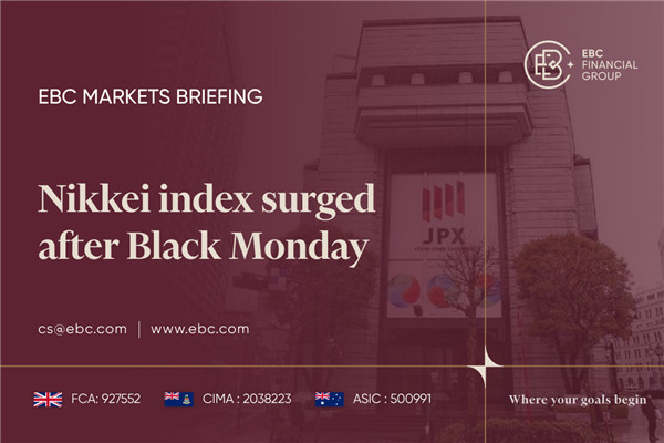 El índice Nikkei subió tras el Lunes Negro
