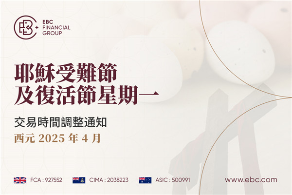 耶穌受難節及復活節星期一交易時間調整通知