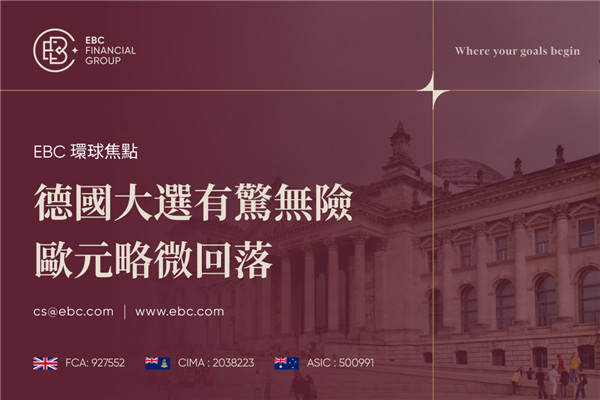 2025德國大選結果有驚無險 歐元略微回落