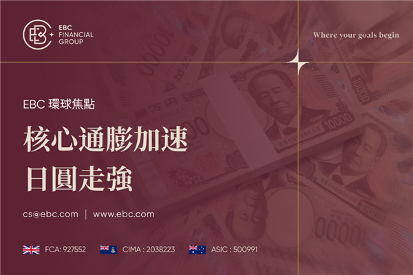 核心通膨加速 日圓走強