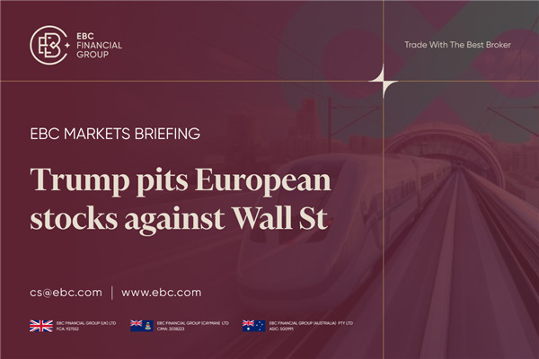 Trump mengadu saham Eropa dengan Wall St