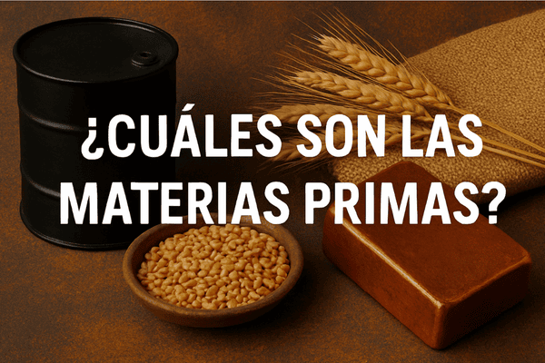 ¿Cuáles son las materias primas y por qué deberías entender su papel en la economía? 