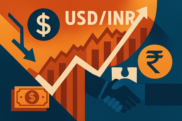 USD/INR ใกล้แตะ 87 รูปี ขณะที่เงินรูปีอ่อนค่าลงจากปัจจัยกดดันทั่วโลก
