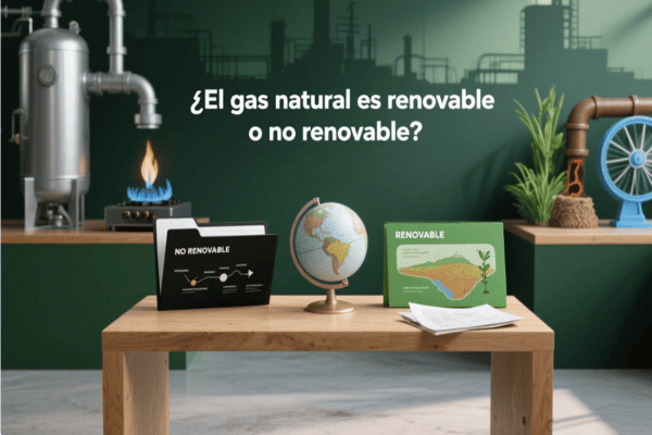 ¿El gas natural es renovable o no renovable? Descubre su verdadero impacto energético
