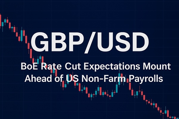 영국 금리 인하 확률 89%로 상승, GBP/USD 하락세 전망