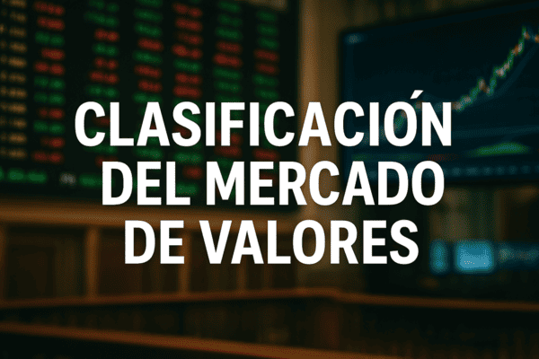 Clasificación del mercado de valores: lo que todo trader debe saber antes de invertir
