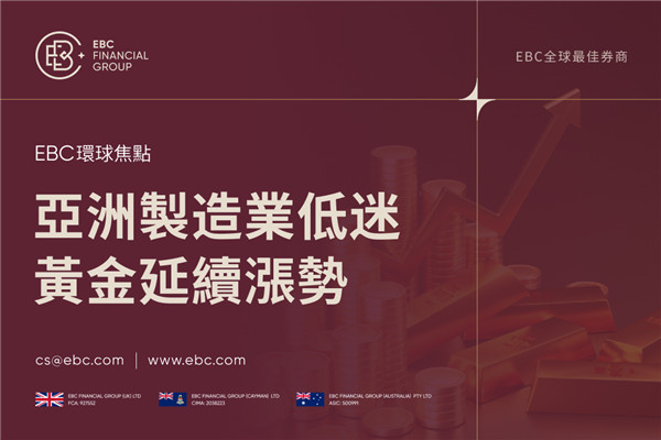 亞洲製造業低迷 全球黃金需求成長