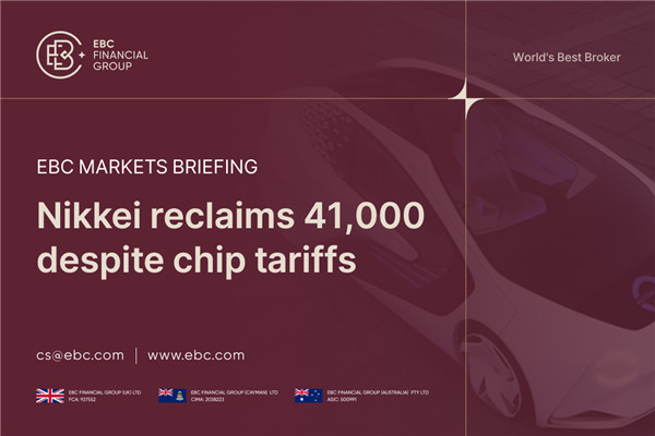 Nikkei reclaims 41,000 despite chip tariffs