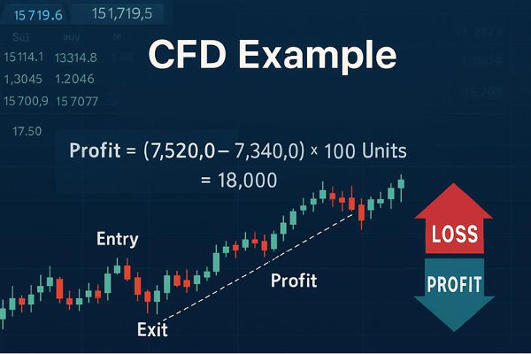 CFD 예시 및 계산: 트레이더가 돈을 벌거나 잃는 방법