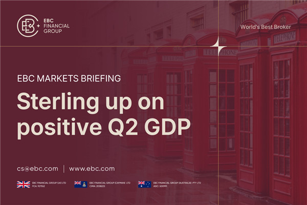 Sterling naik karena PDB Q2 positif