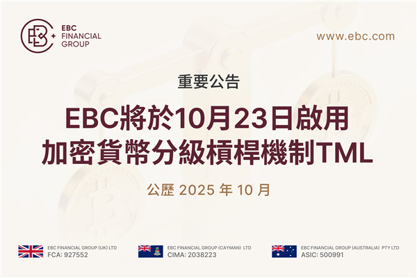 【重要公告】EBC將於10月23日啟用加密貨幣分級槓桿機制 TML