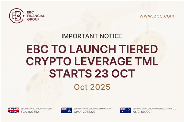 Important Notice: EBC to launch Tiered Crypto Leverage TML starts 23 Oct