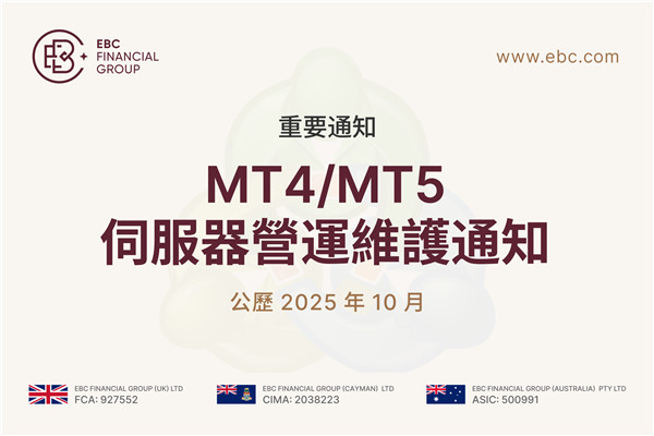 【重要通知】MT4/MT5伺服器營運維護通知