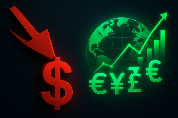 कमज़ोर डॉलर से अंतर्राष्ट्रीय शेयरों में तेज़ी: जानिए क्यों