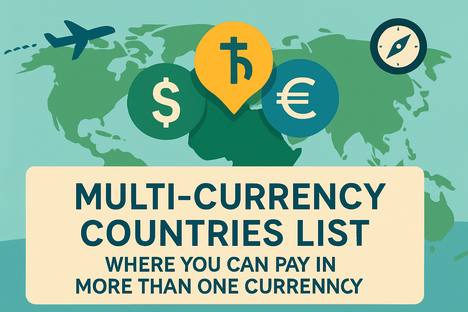 बहु-मुद्रा वाले देशों की सूची: जहाँ आप एक से अधिक मुद्राओं में भुगतान कर सकते हैं