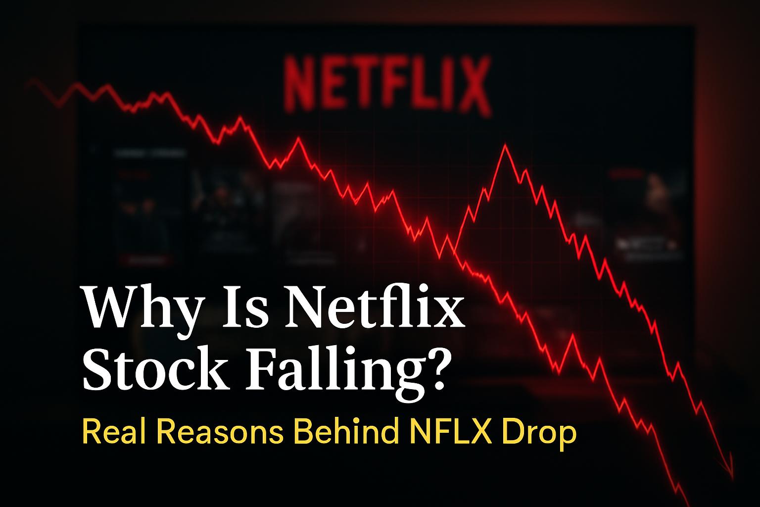 Why Is Netflix (NFLX) Stock Falling? Real Reasons Behind NFLX Drop
