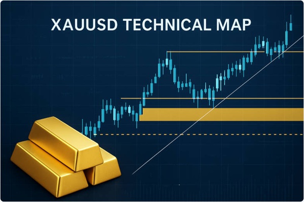 Техническая карта XAUUSD: уровни поддержки, сопротивления и торговые идеи