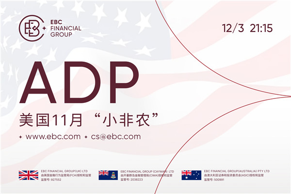 2025年美国11月ADP就业人数报告公布 - 前值4.2万 预测值1万