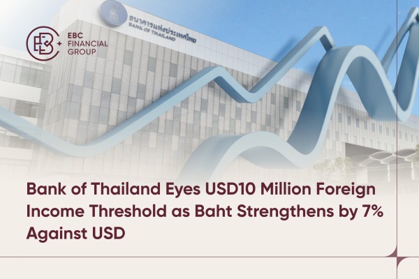 ​Bank of Thailand Eyes USD10 Million Foreign Income Threshold as Baht Strengthens by 7% Against USD