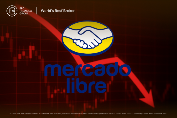 Acciones de Mercado Libre caen 3.42% y el mercado toma aire