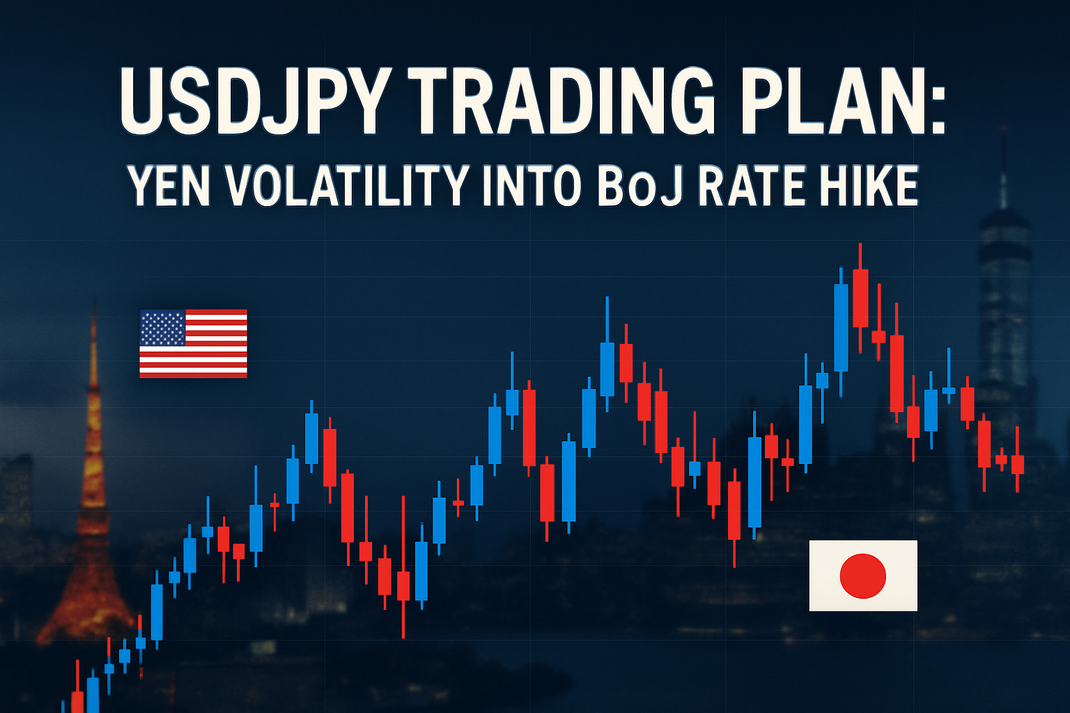 米ドル円の現在と取引プラン—日銀利上げで高まる円ボラティリティへの対応