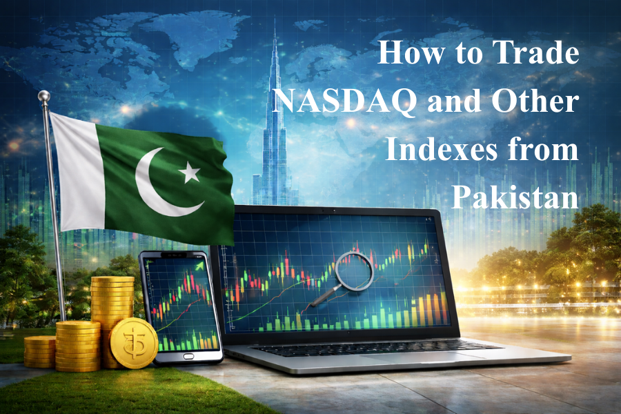 How to Trade NASDAQ and Other Indexes from Pakistan