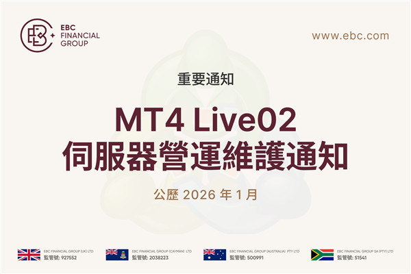 【重要通知】MT4 Live02 伺服器營運維護通知