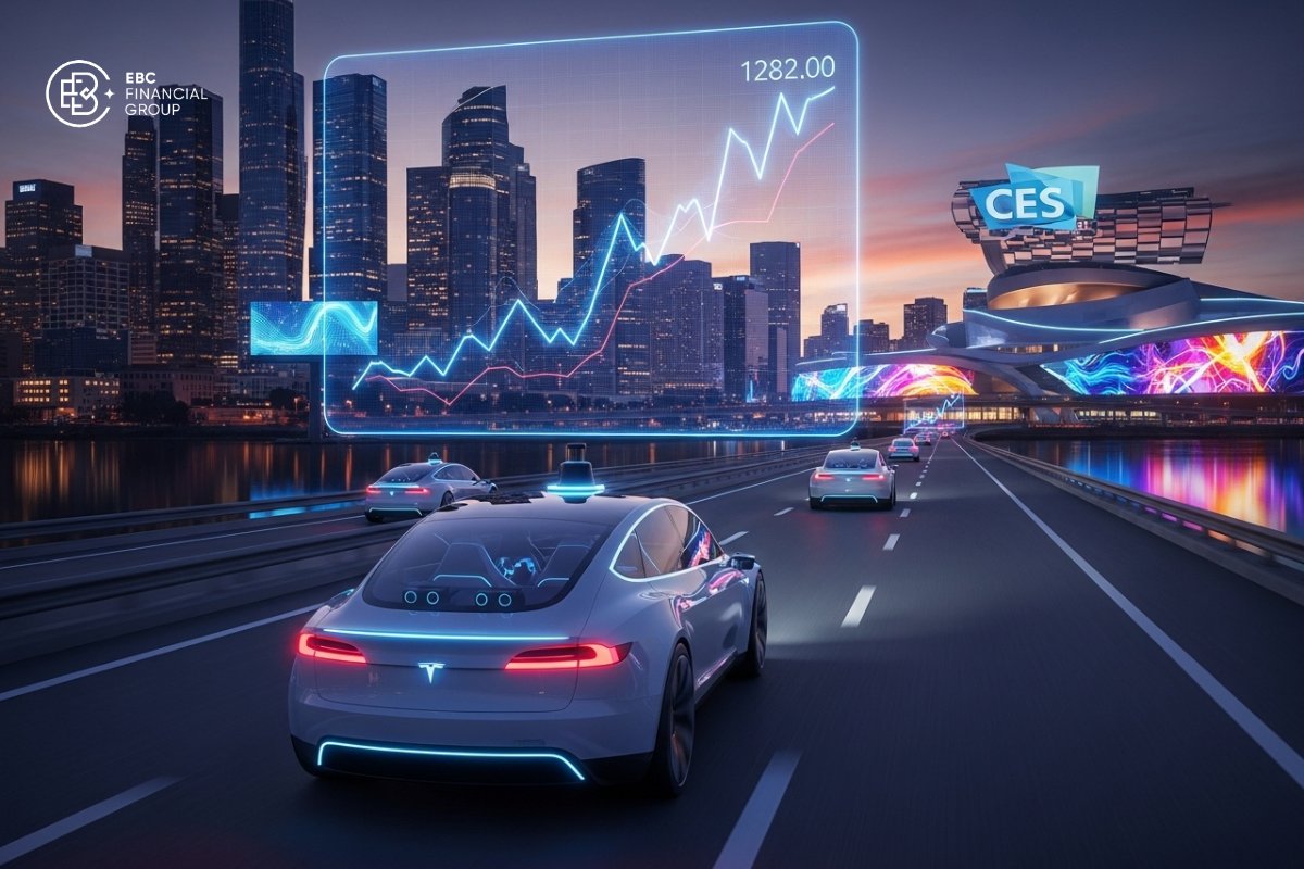 Cổ phiếu Tesla trước giờ robotaxi và cuộc đua CES 2026