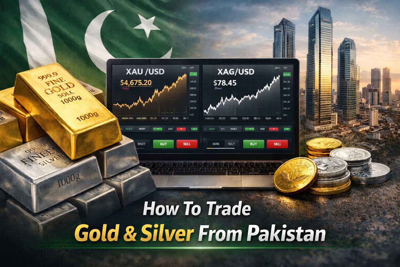 How to Trade Gold and Silver From Pakistan