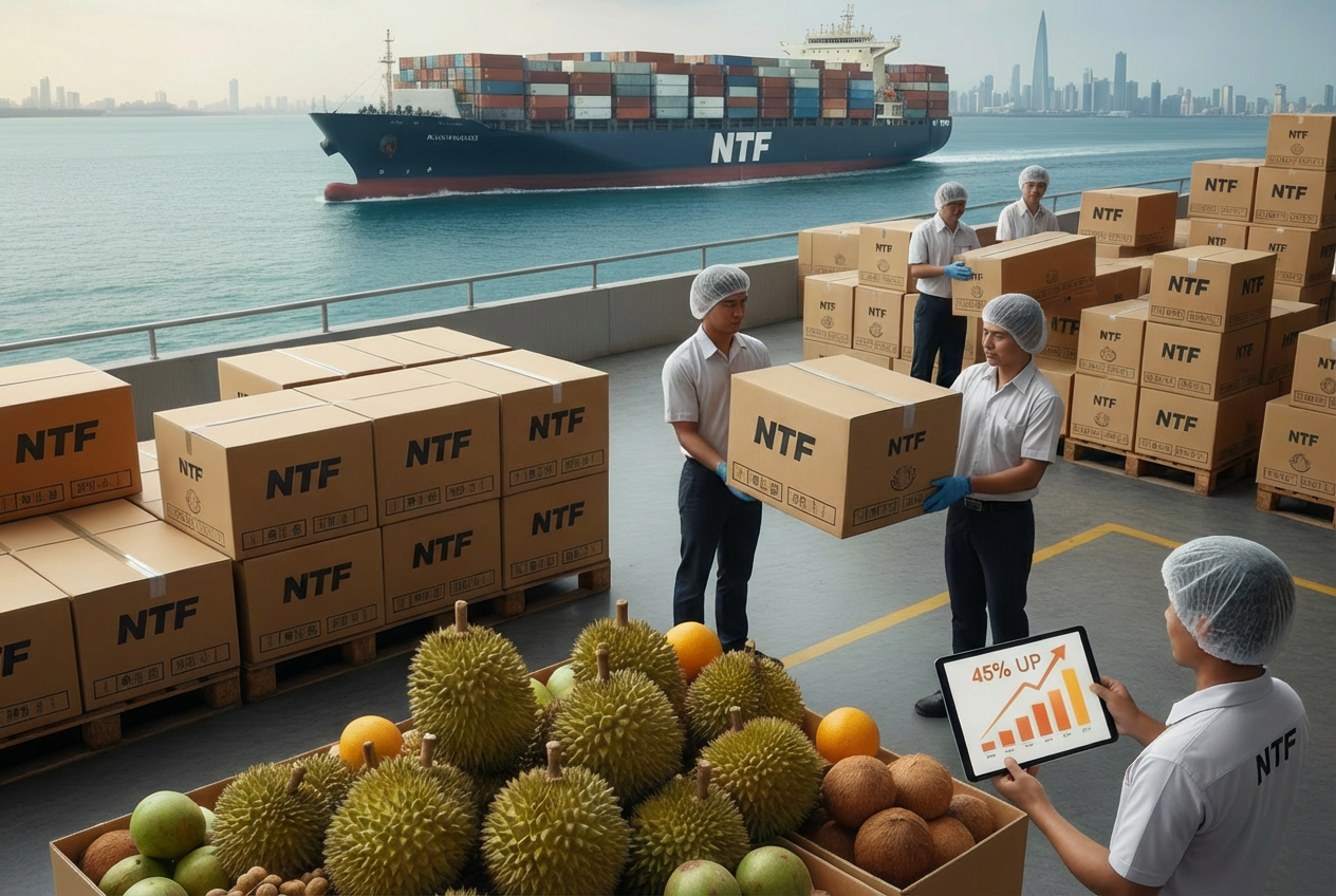รู้จักหุ้น NTF ทะยานเหนือจอง 45% สะท้อนกระแส "ราชาผลไม้" ไทยในตลาดโลก