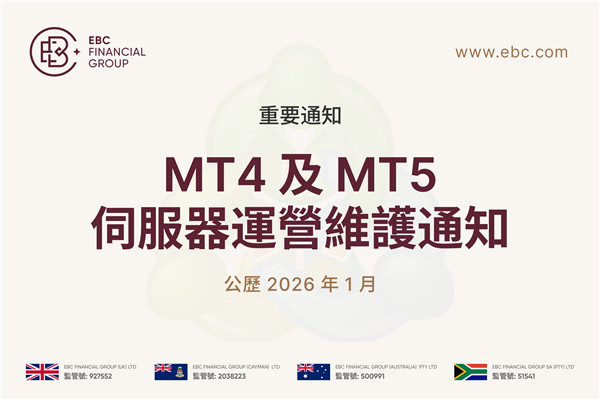 MT4 及 MT5 伺服器運營維護通知