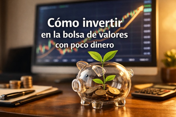​Cómo invertir en la bolsa de valores con poco dinero en 2026