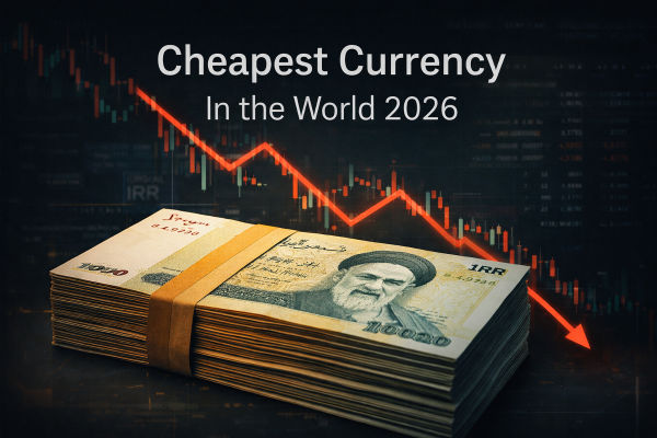 Cheapest Currency In the World 2026: Top 15 Weakest by Value