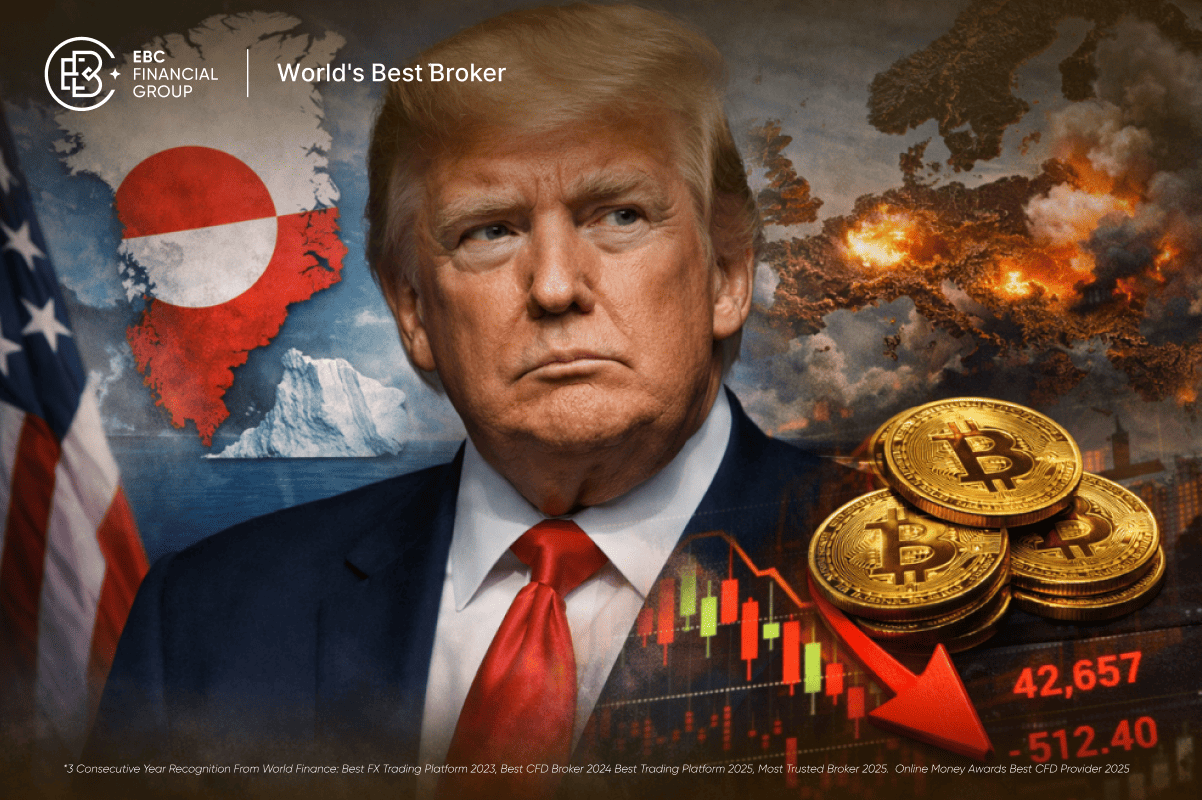 Trump, Groenlândia e o risco político global que sacudiu o mercado cripto