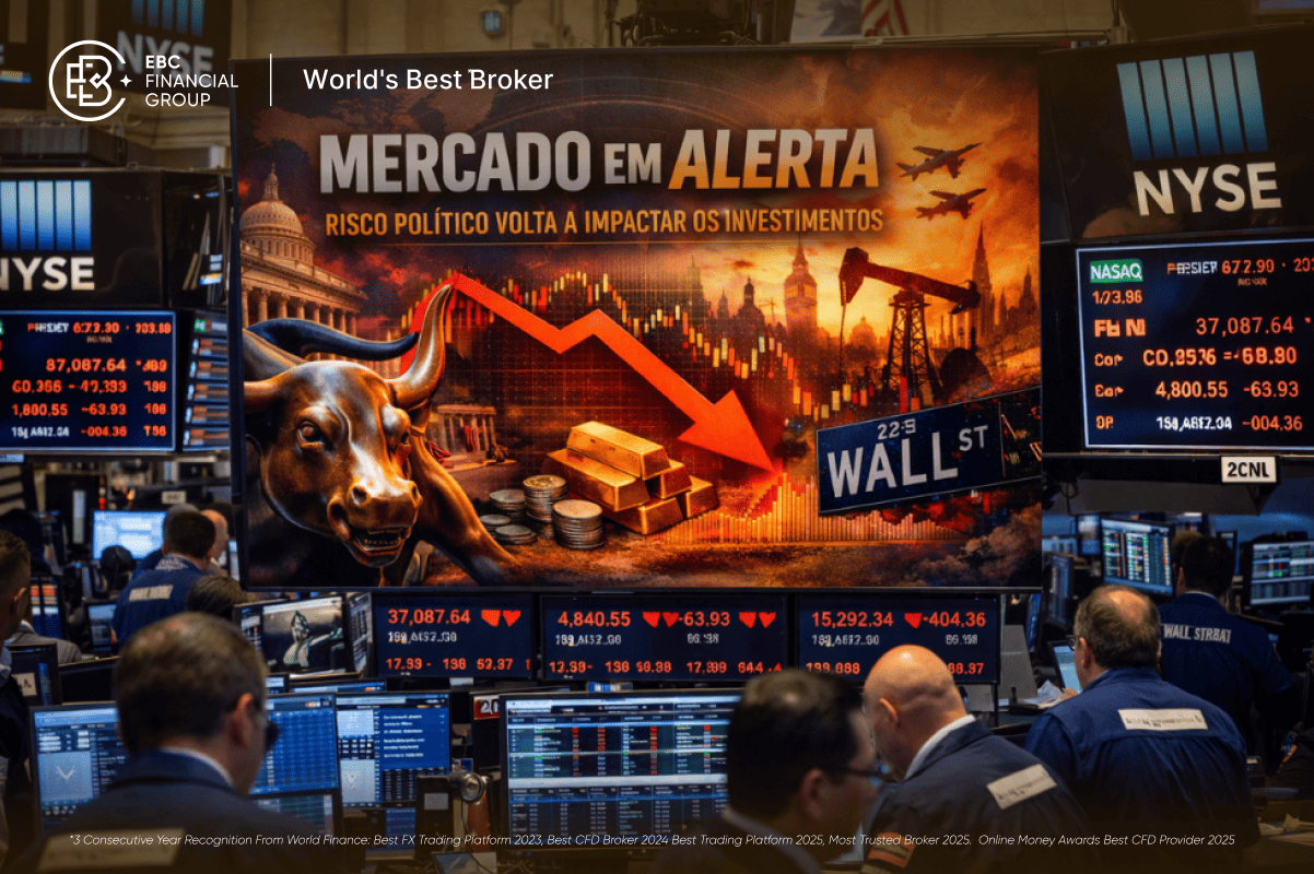 Wall Street entra em modo defensivo com aumento do risco político e maior volatilidade no mercado financeiro