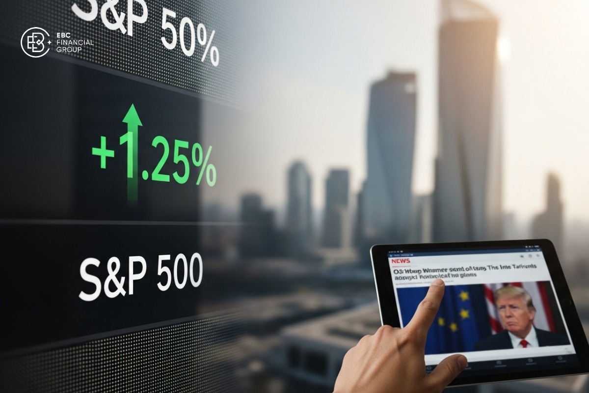 S&P 500 tăng hơn 1% khi Trump rút đe dọa thuế với châu Âu, Phố Wall hồi phục mạnh