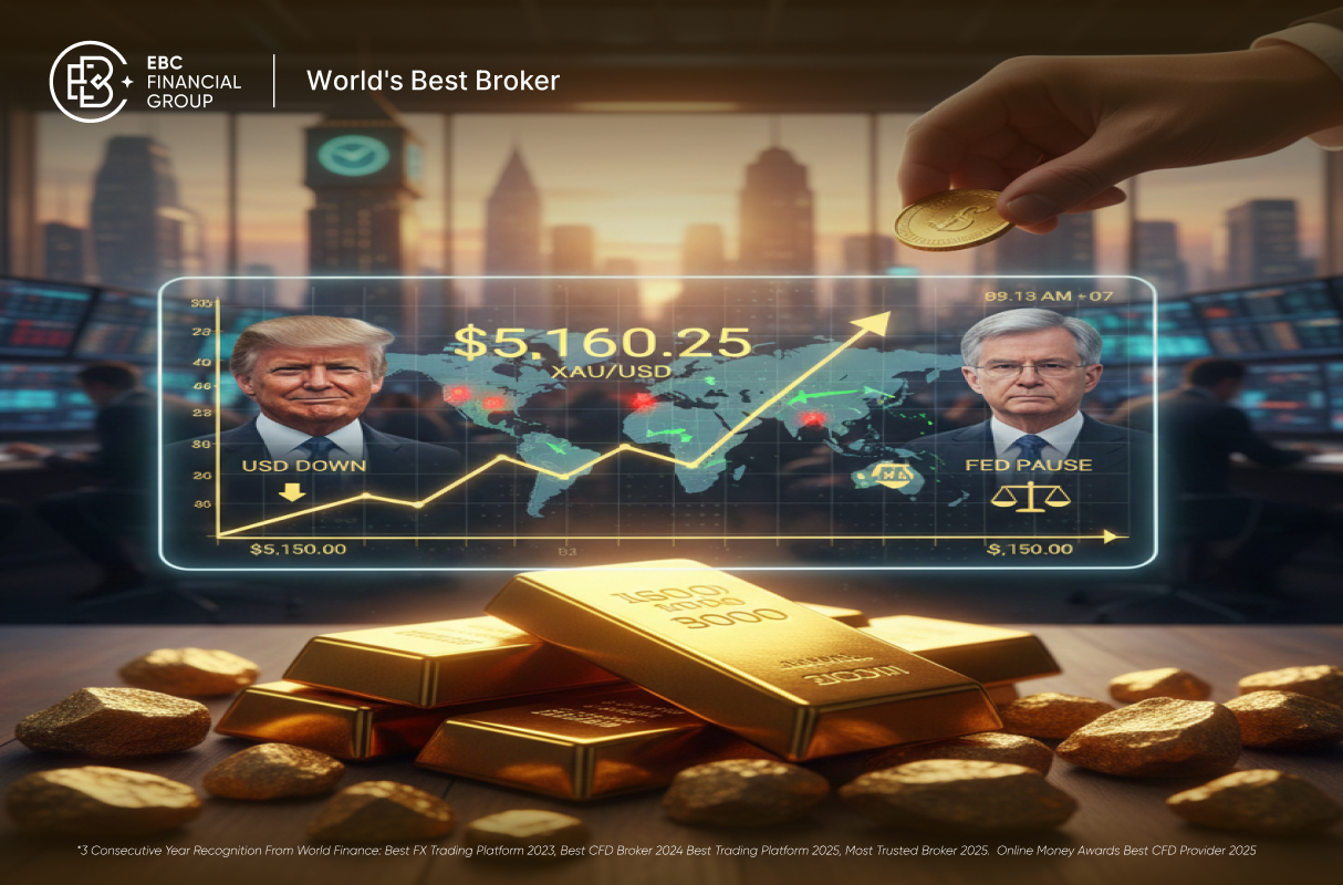 ราคาทองวันนี้พุ่งทะลุ $5,209: XAU/USD สร้างสถิติใหม่ท่ามกลางดอลลาร์อ่อนค่าก่อนประชุม Fed