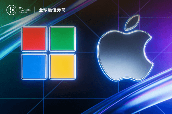 科技股估值差異：微軟股價大跌近10%，蘋果財報超預期