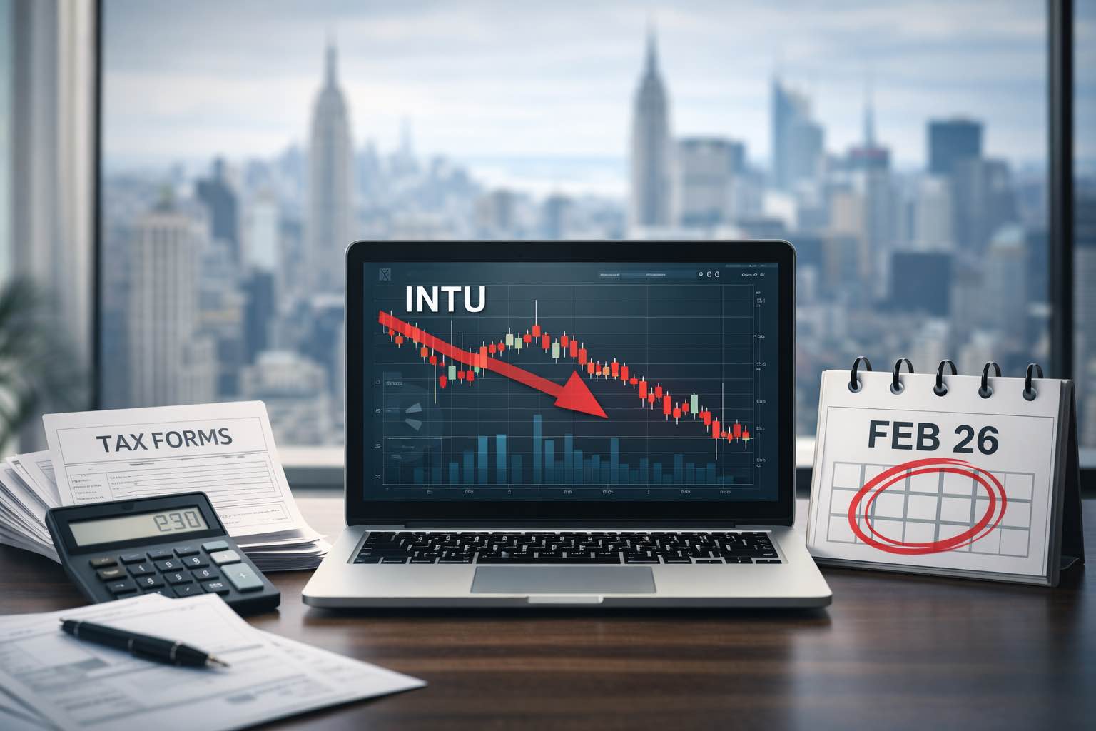 Why Intuit (INTU) Stock Is Dropping, Ahead Of Feb 26 Earnings