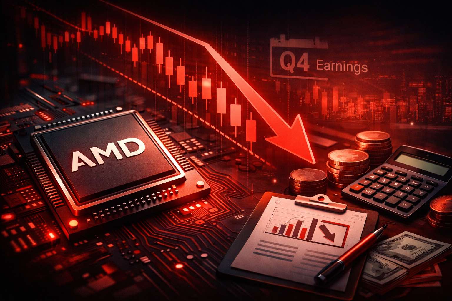 Why AMD Stock Is Dropping After Q4 Earnings: Valuation, Profit-Taking