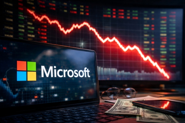 マイクロソフト株価がなぜ下落したか：AI投資とクラウド成長鈍化が市場心理に与えた影響