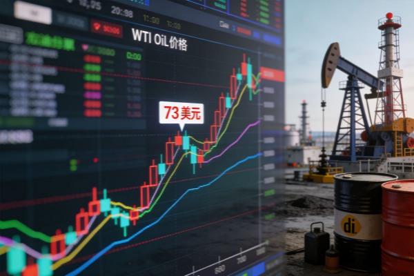 霍尔木兹海峡封锁 WTI原油价格突破73美元
