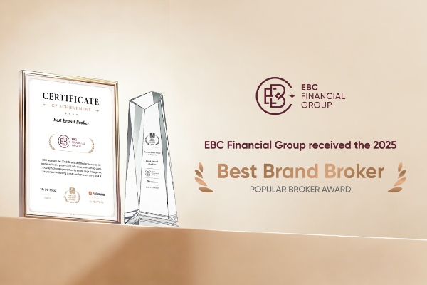 EBC Financial Group recebeu o prêmio de Melhor Corretora de Marca de 2025 pela Followme