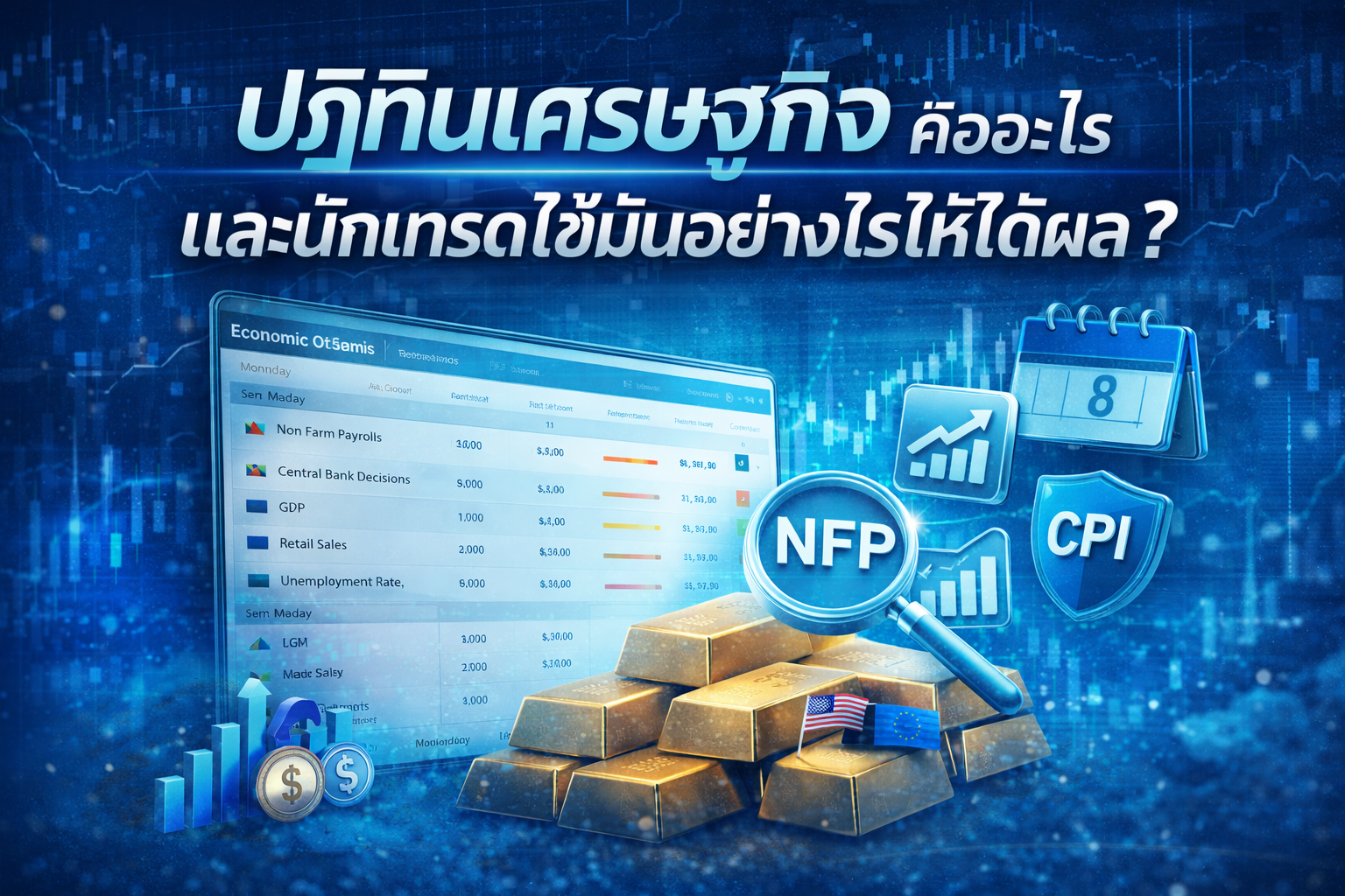เลิกเดาสุ่ม! เปิดคัมภีร์ปฏิทินเศรษฐกิจ เคล็ดลับเทรดตามข่าวให้ได้กำไรเนื้อๆ