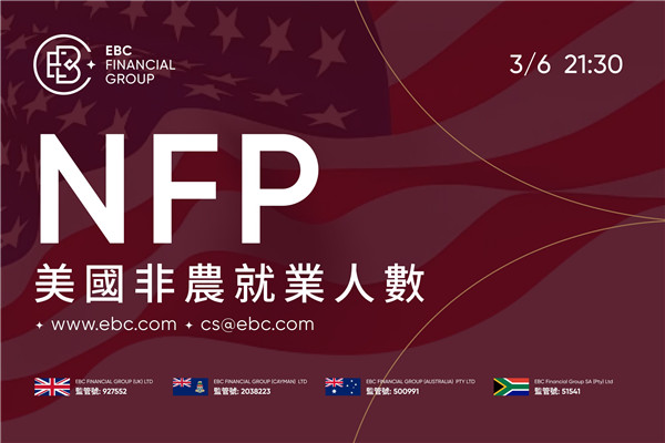 2026年2月NFP美國非農就業人數 - 前值13萬人 預測值6萬