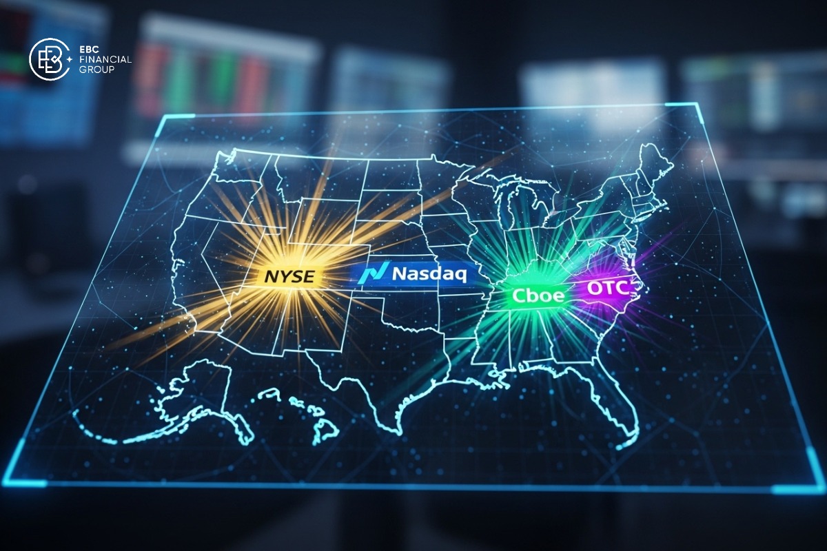 Sàn giao dịch chứng khoán Mỹ: bản đồ 2026 của NYSE, Nasdaq, Cboe, OTC