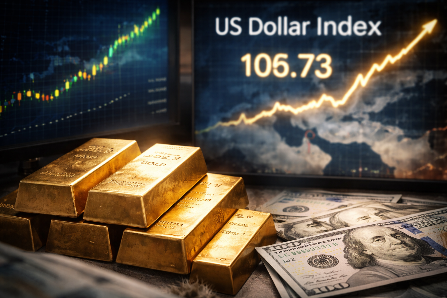 전쟁 나도 금값이 안 뛴다? 달러 강세와 국채금리의 비밀