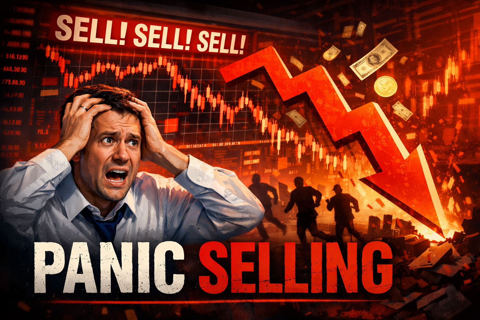Panic Selling explicada: como o medo provoca quedas no mercado