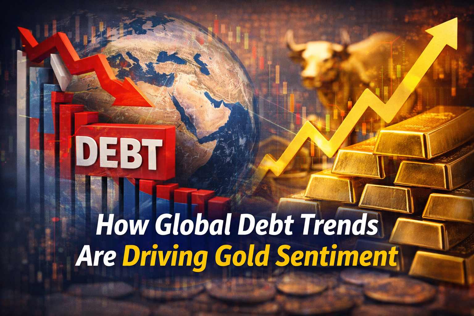 كيف تقود اتجاهات الديون العالمية معنويات الذهب