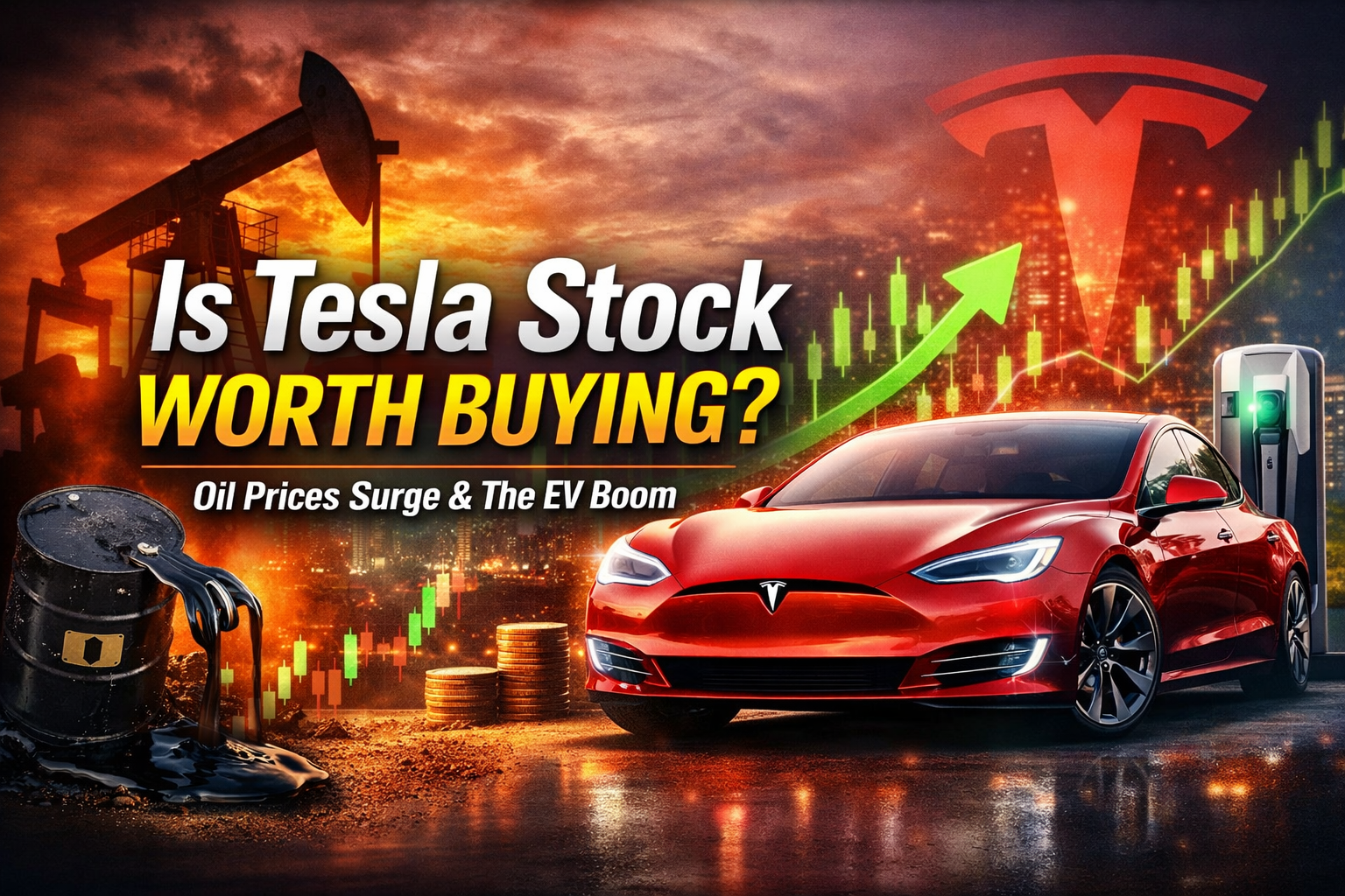 หุ้น Tesla น่าซื้อไหม? ราคาน้ำมันพุ่ง หนุนรถ EV กลับมาแรง